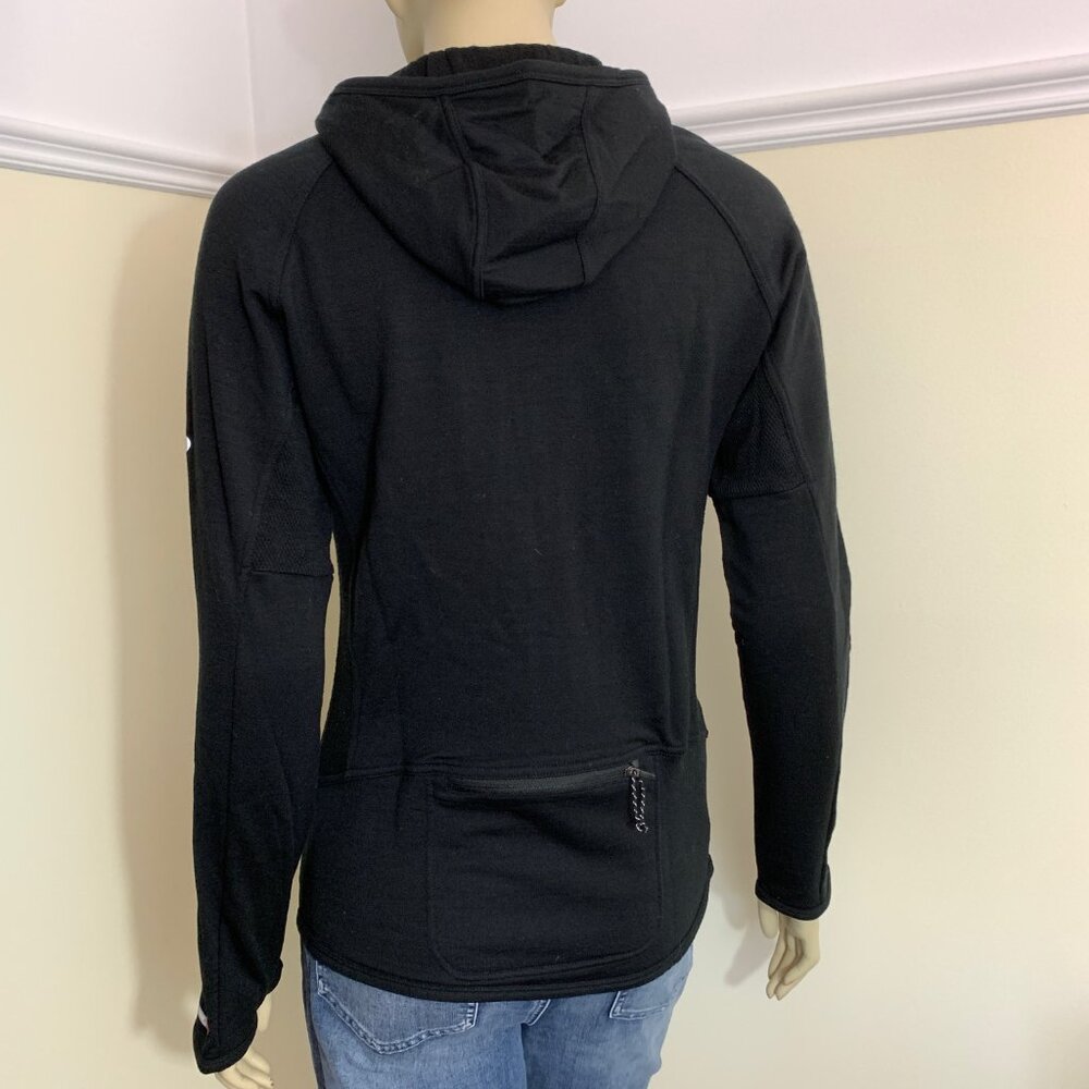 ICEBREAKER GT 260 midweight 98 merino spandex zip pockets full zip Hood jacket S - Picture 7 of 15